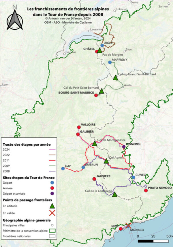 Un Tour de France alpin et transfrontalier